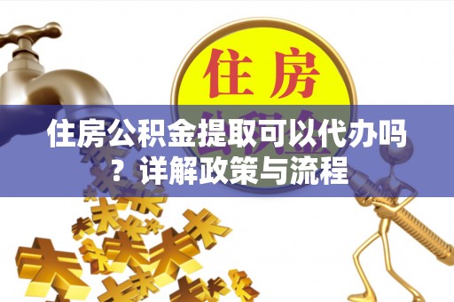 武冈住房公积金提取可以代办吗？详解政策与流程