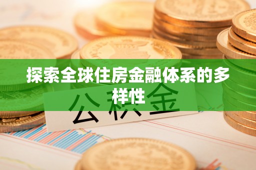 武冈探索全球住房金融体系的多样性