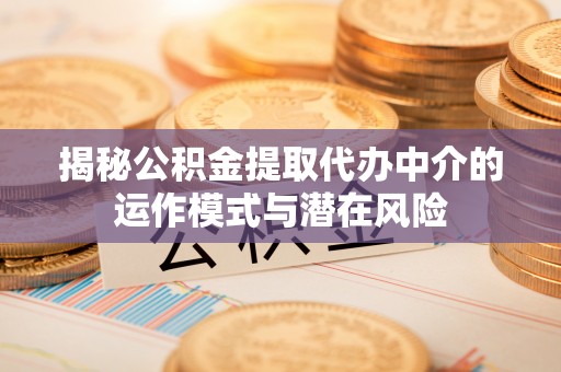 武冈揭秘公积金提取代办中介的运作模式与潜在风险